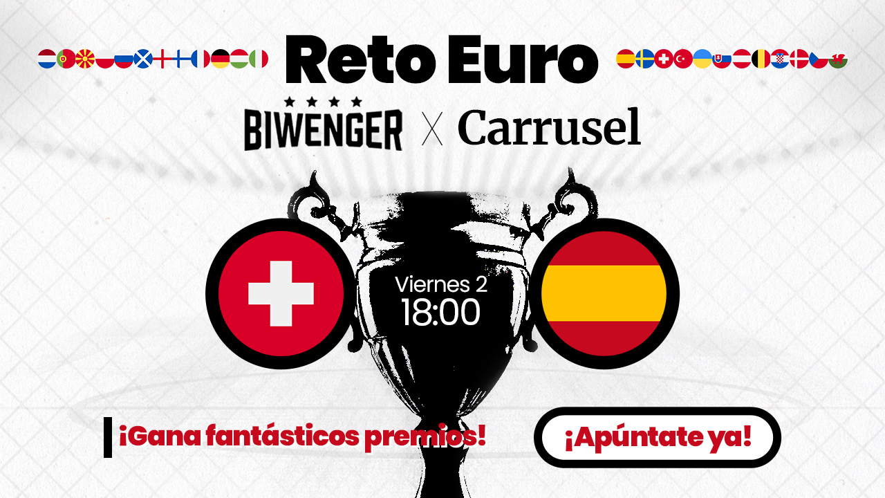 Live broadcast Spain – Switzerland with the best company: Carousel and Biwenger!