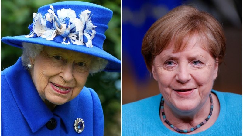 Queen Elizabeth II and Angela Merkel meet in the UK on Friday

