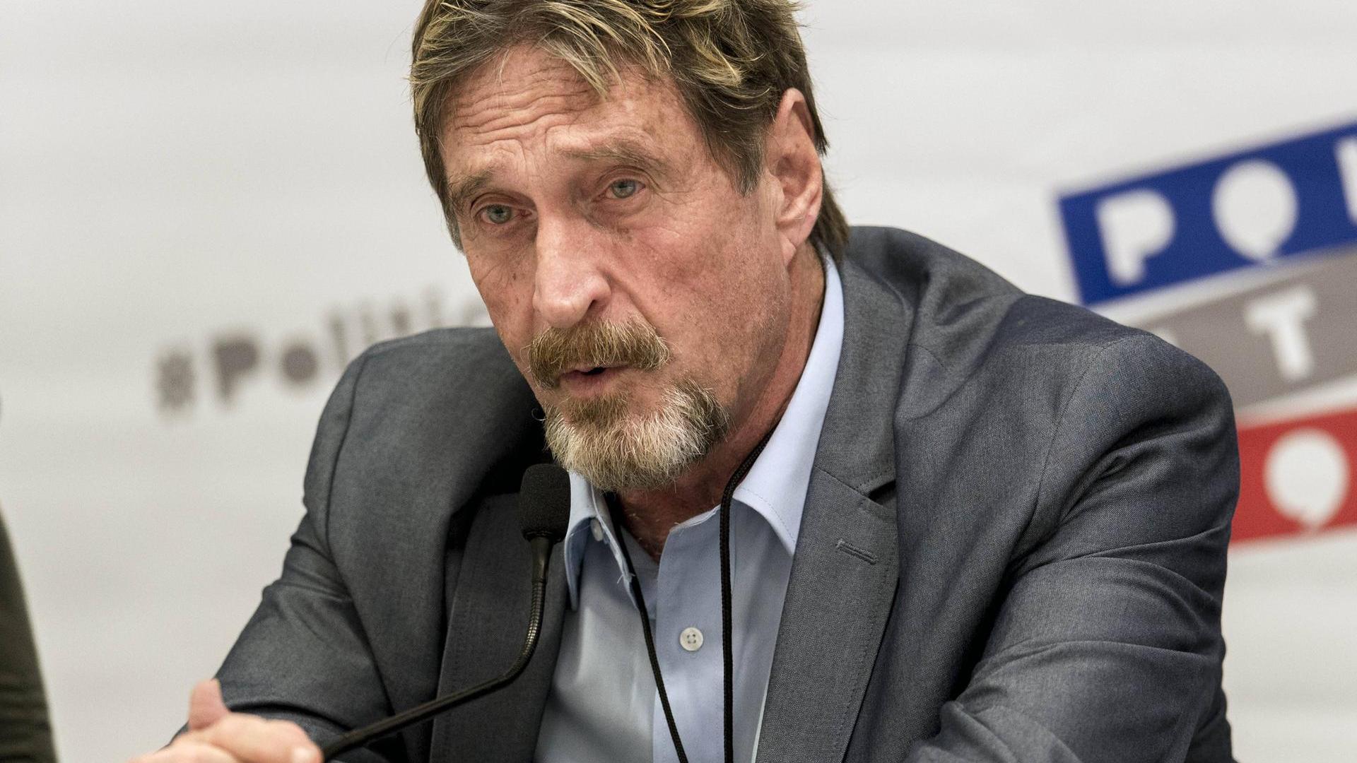 Spain is allowed to extradite John McAfee to the United States
