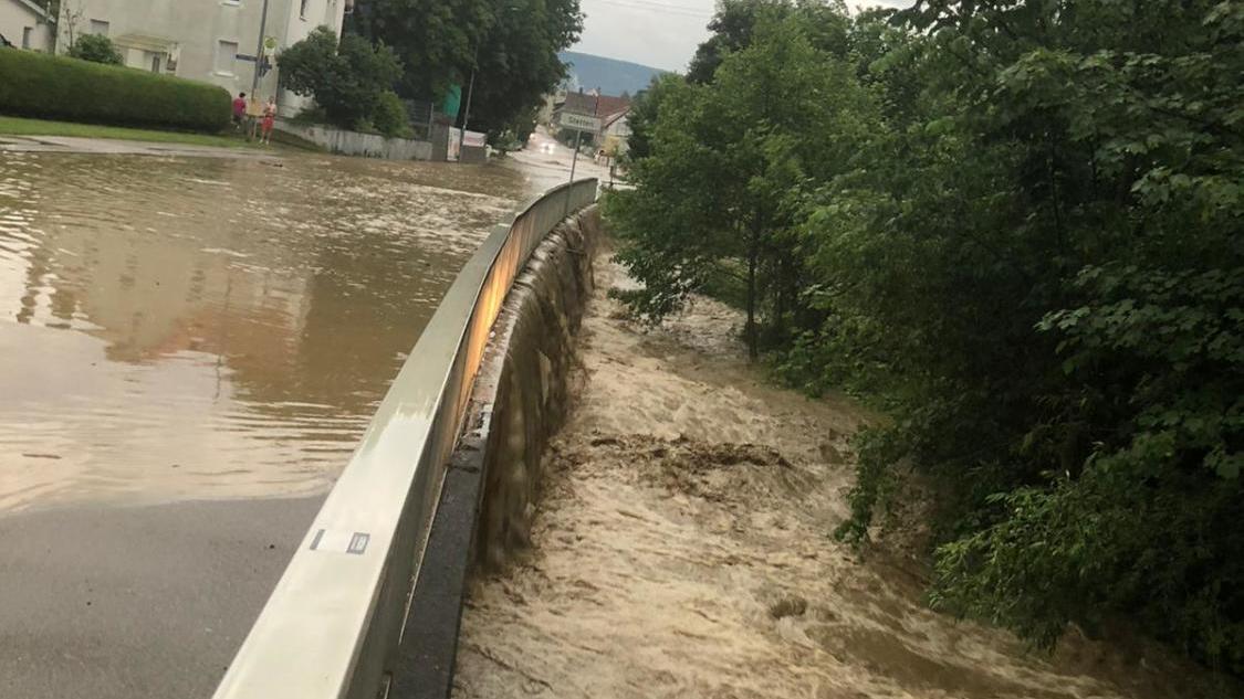 Storm in Hechingen: Update: Hechingen fights with flooded streets