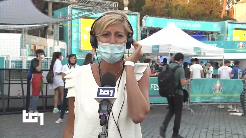 Valentina Bisti del Tg1: “Inseguita e insultata da tifosi prima di Italia-Austria”