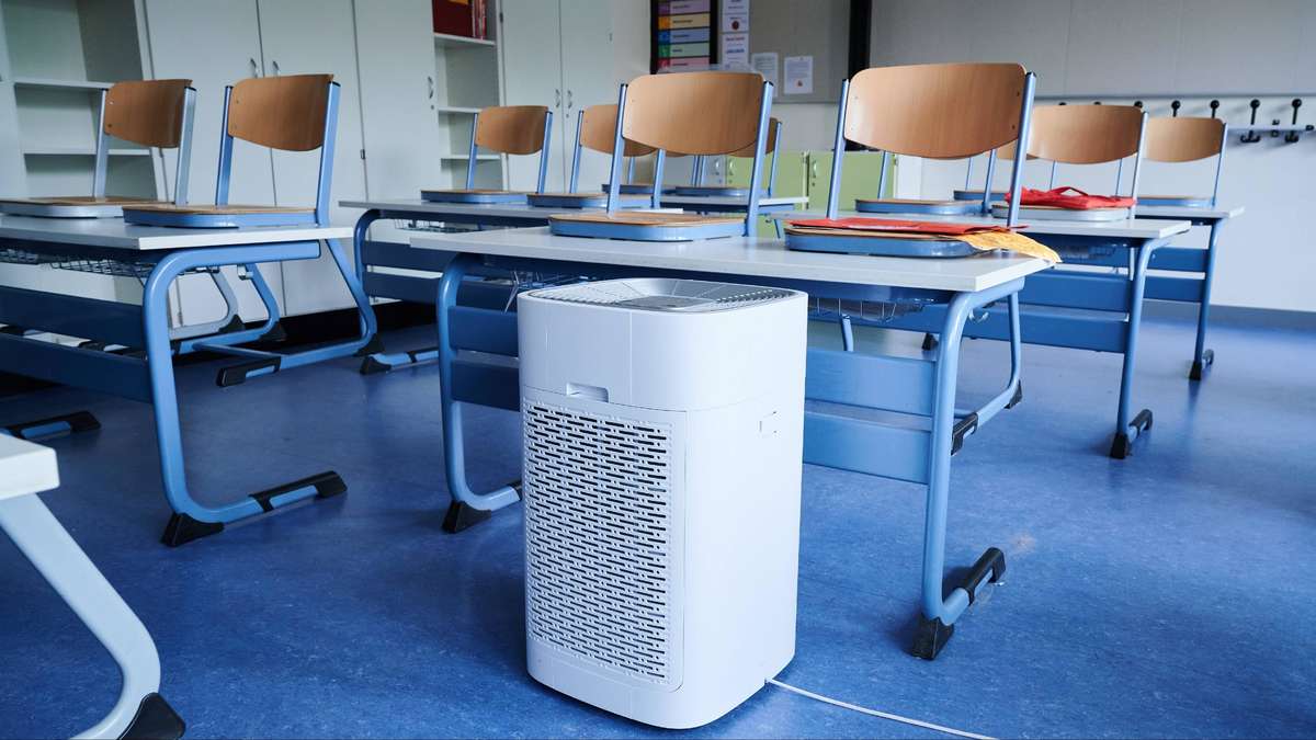 There are no air filters for schools at the moment