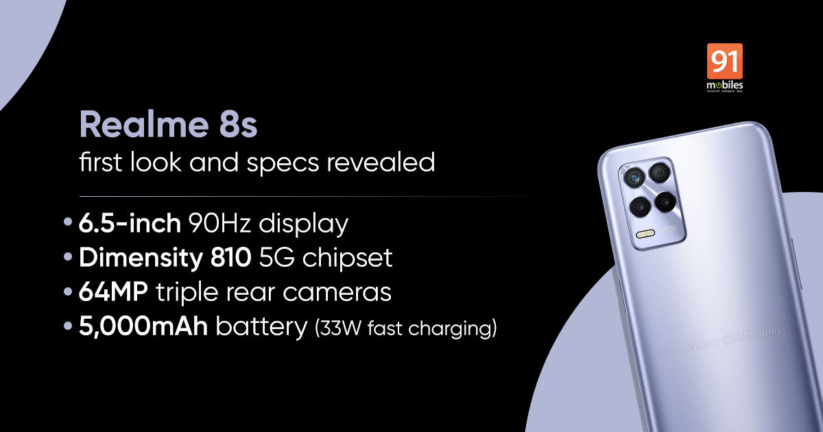 Realme savors and expands the Realme 8 series: this is how the 8s model will be (photo)