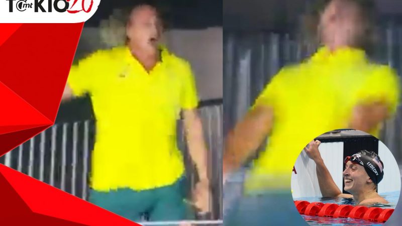   Australia coach rejoiced after winning gold from Ledecky |  Video

