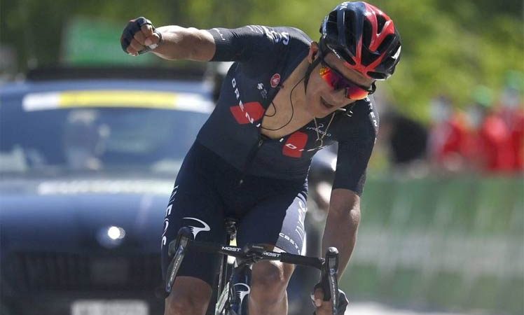 Ciclista ecuatoriano Caparaz se proclama campeón de Vuelta a Suiza