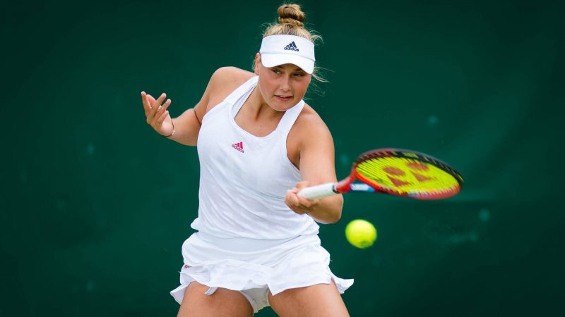 Nastasja Schunk missed the junior title at Wimbledon - SWR Sport

