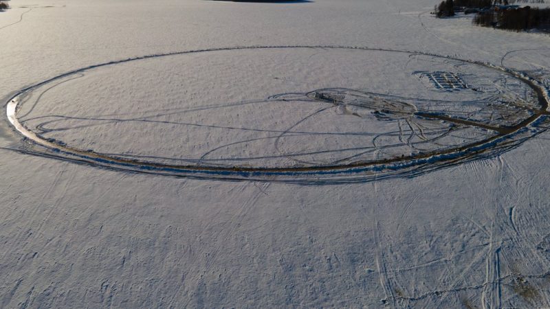 The Finns are trying to build the world's largest "ice ring" to warn of climate change

