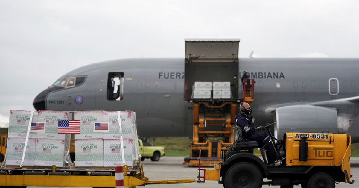 The United States confirmed the shipment of a new batch of vaccines to Colombia: there will be three million in total