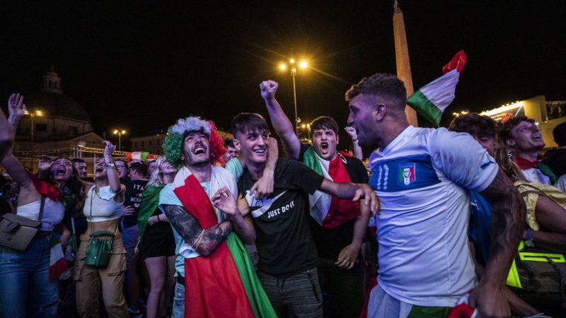With blue victories, Italians celebrate a return to normality


