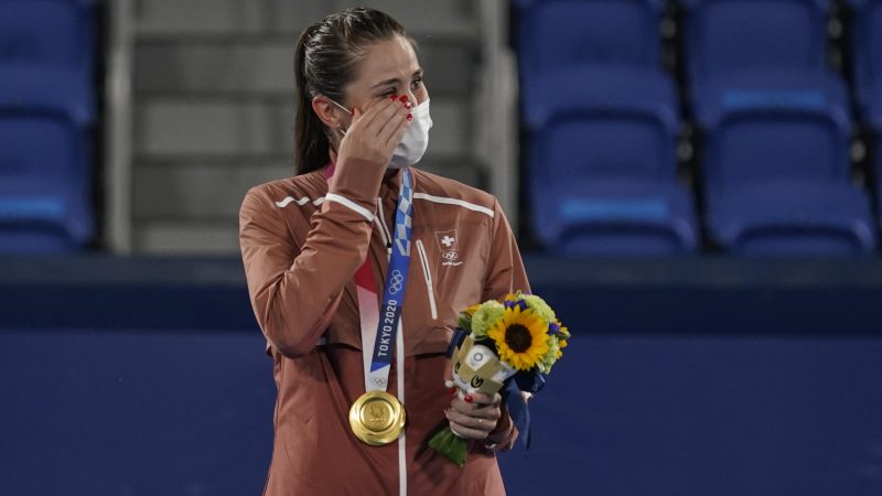   It wasn't Federer or Wawrinka.  Bencic gives Switzerland the gold in tennis

