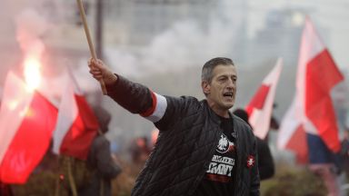 Nationalists and the Right marched through central Warsaw in an independence rally