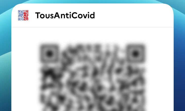 TousAntiCovid has a widget to quickly present your health card


