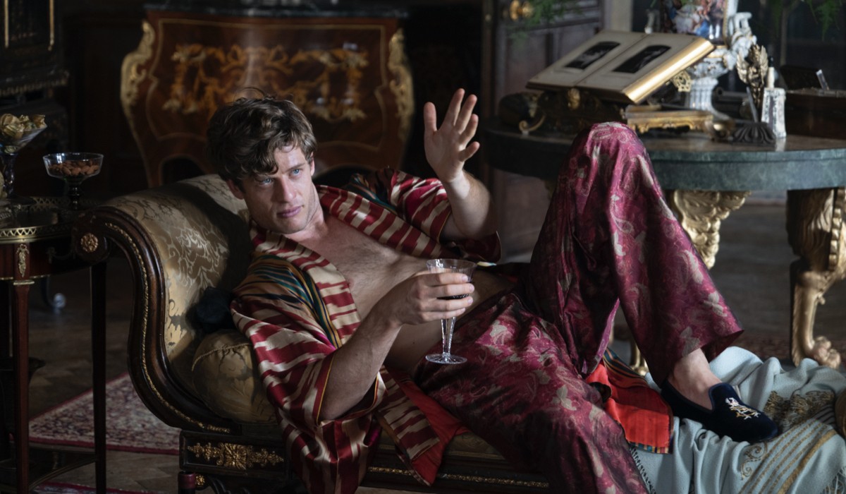 James Norton as Hugo Swan in a scene from the movie 