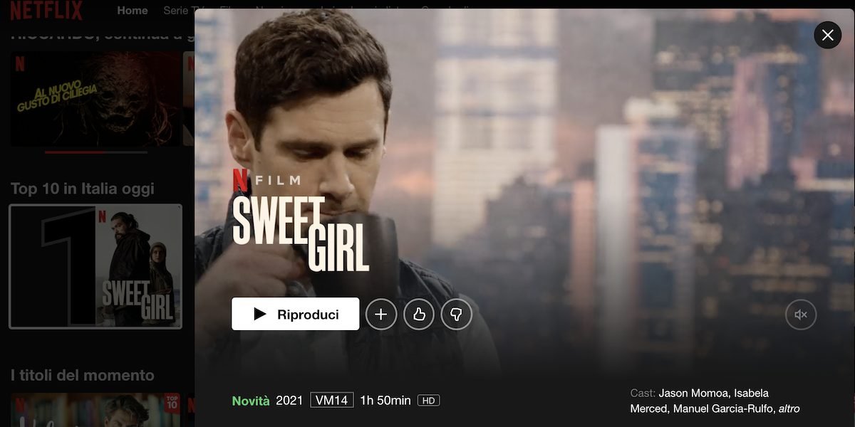 Netflix: Sweet Girl debut with Jason Momoa |  TV