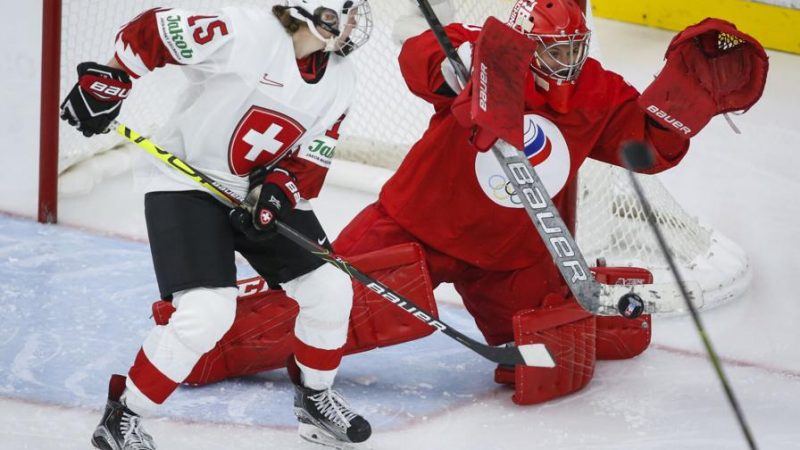 Russia beat Switzerland 3-1 in women's hockey world

