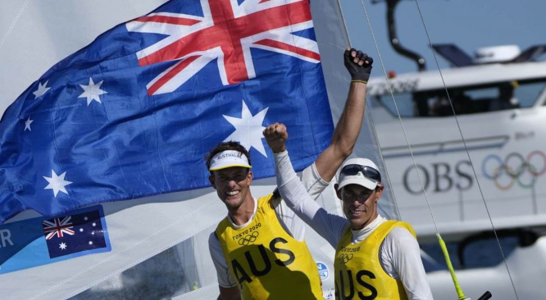 Australia wins gold in sailing class 470