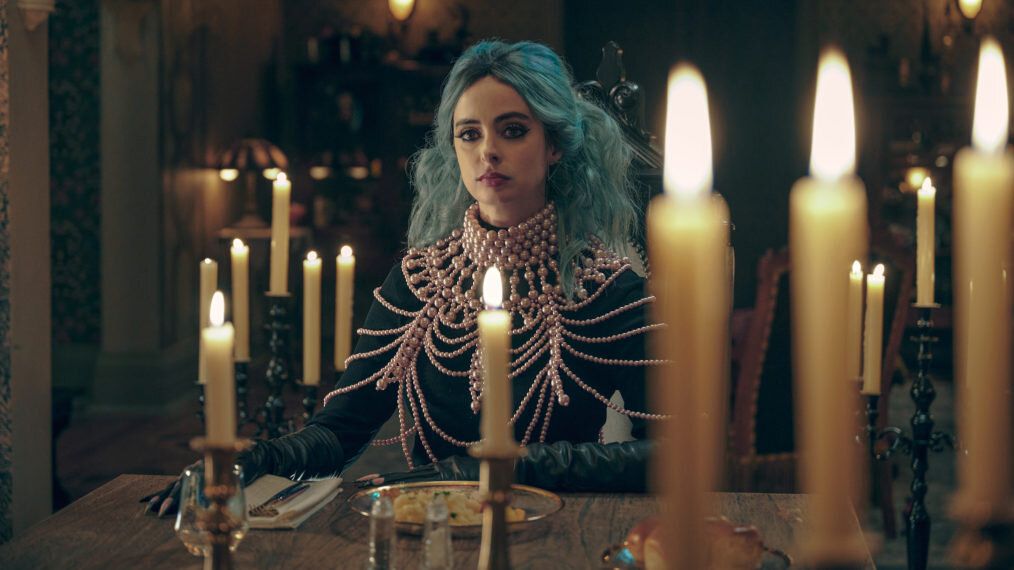 Kristen Ritter is a wicked witch in Nightbooks, the Netflix movie produced by Sam Raimi