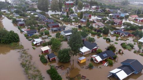 The floods in Western Europe were caused by climate change