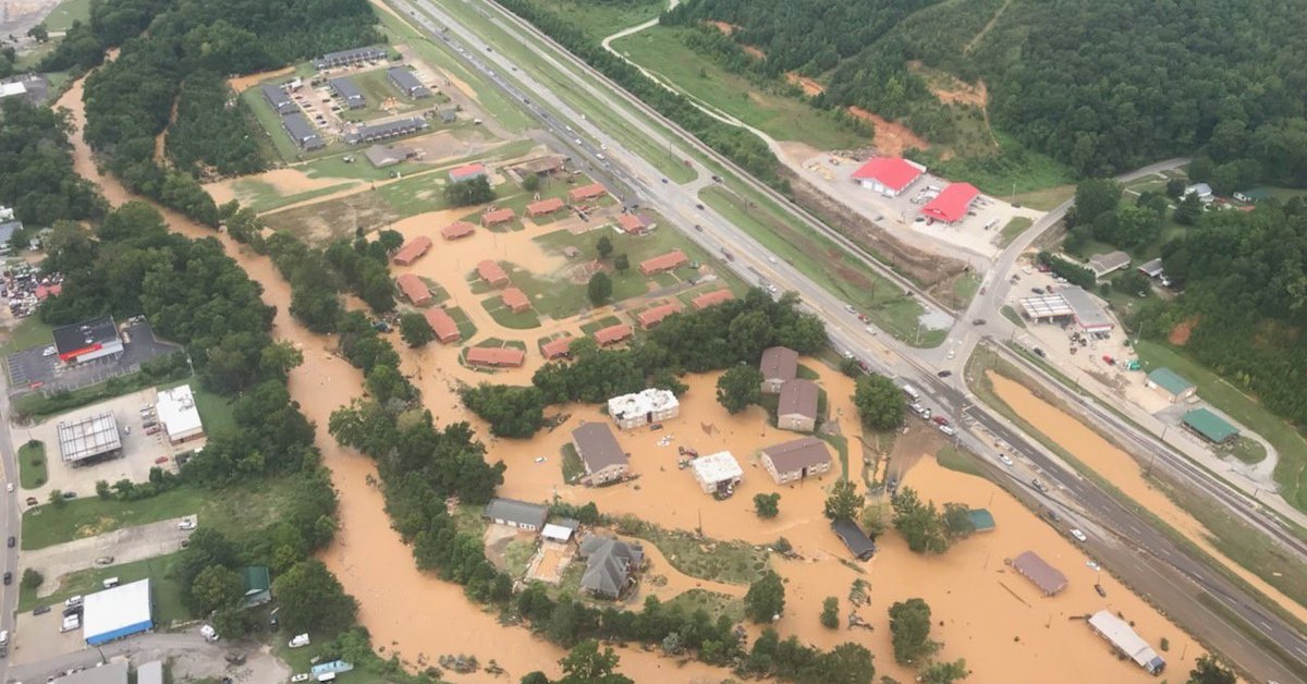 United States of America.  At least 15 dead and 30 missing due to flooding in Tennessee, USA