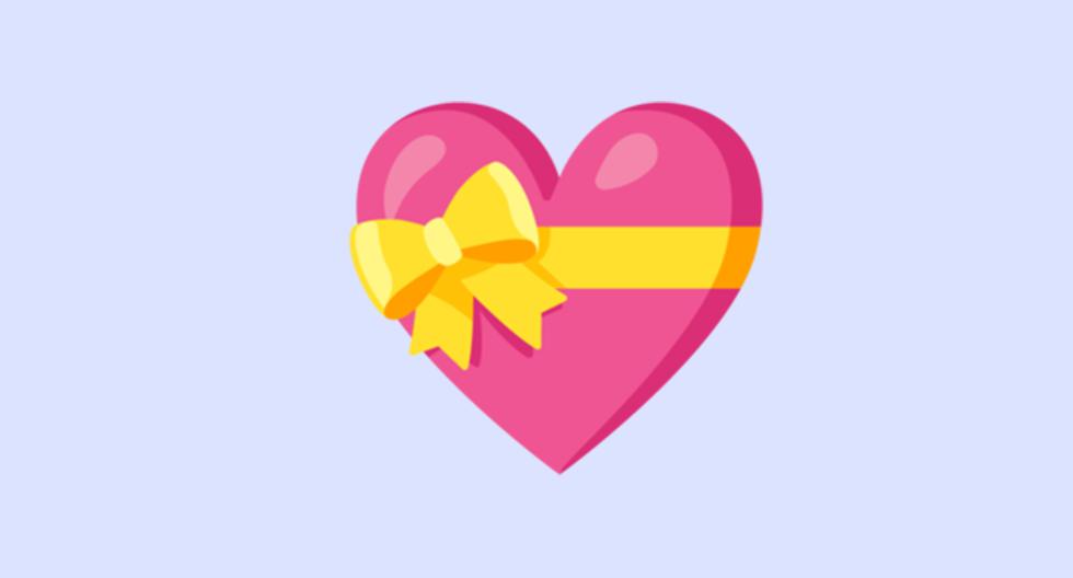 WhatsApp |  Does the heart emoji with a bow mean |  heart with ribbon |  Meaning |  Applications |  Smartphone |  emojipedia |  nda |  nnni |  SPORTS-PLAY