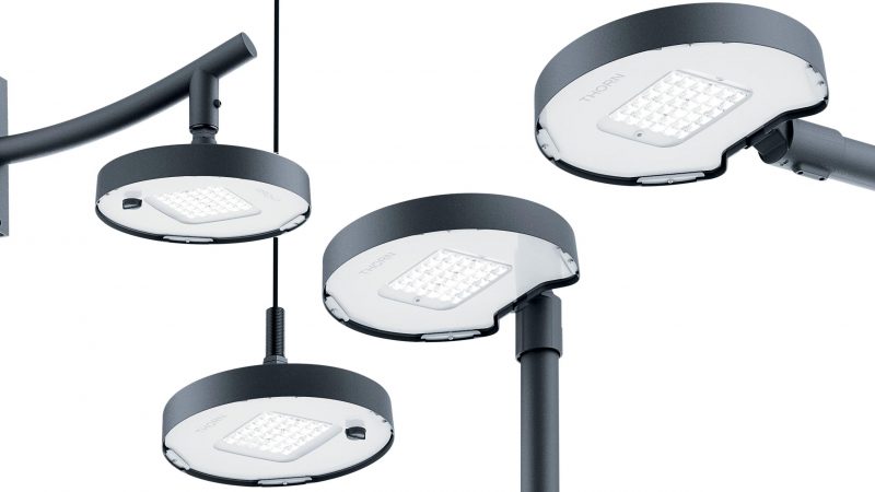 New Thorn urban lighting with variable light distribution technology


