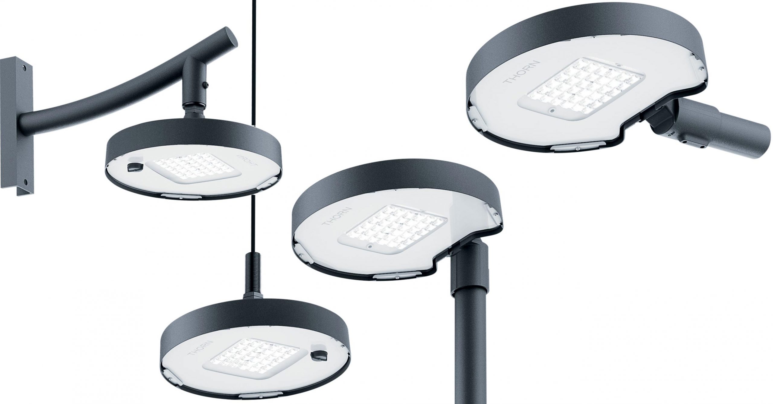 New Thorn urban lighting with variable light distribution technology