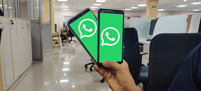 WhatsApp on both phones soon!