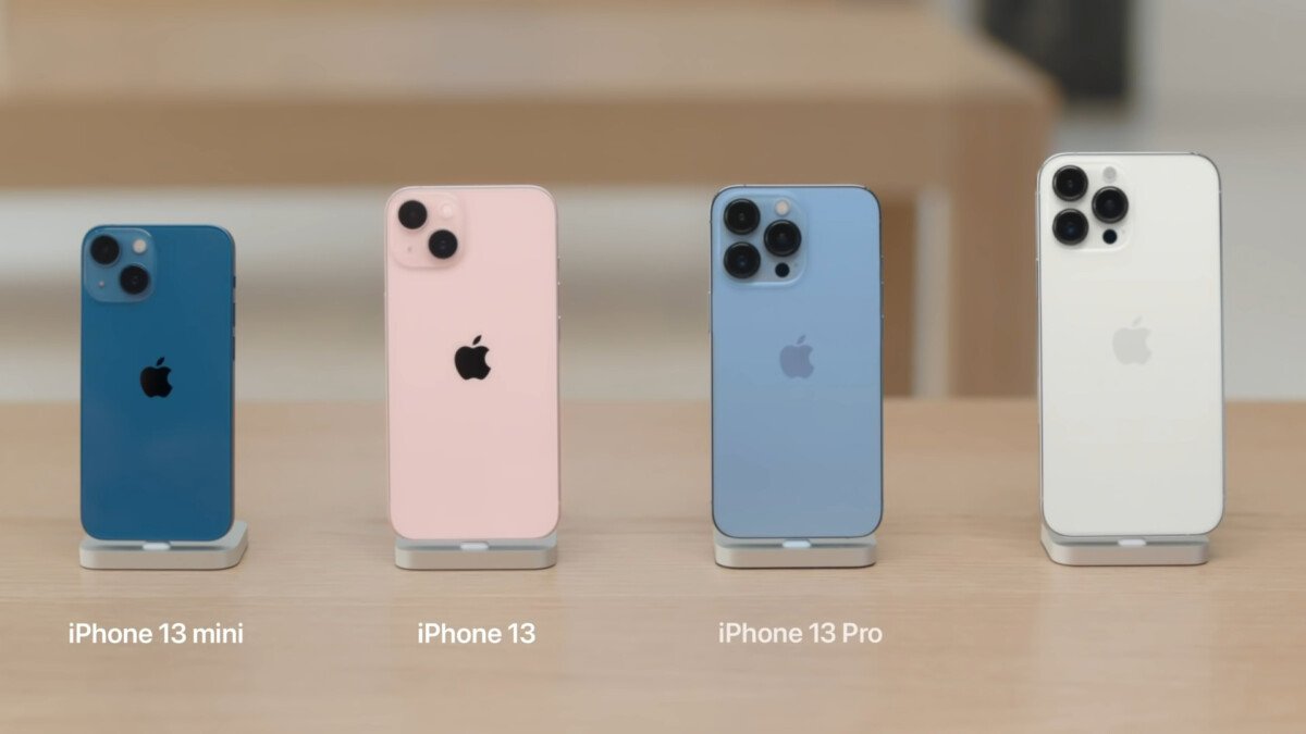 iPhone 13s as presented at a special Apple event in September 2021.