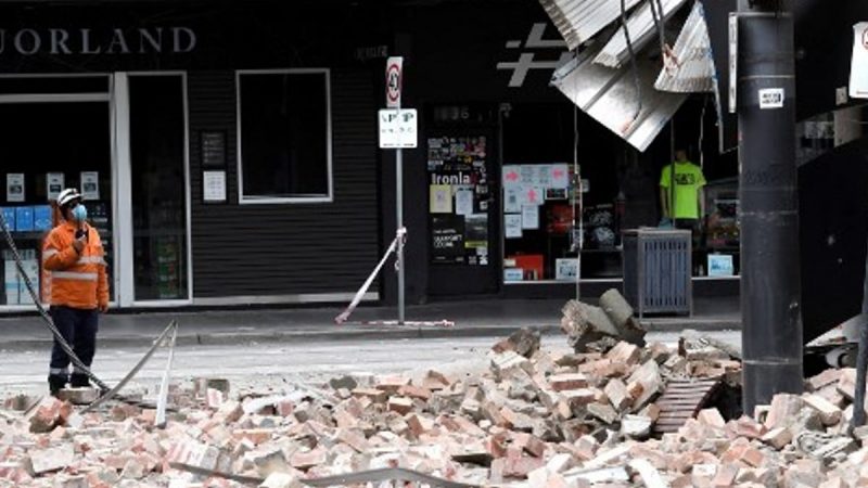 Inusual terremoto provoca escenas de pánico en ciudad australiana de Melbourne. (AFP)