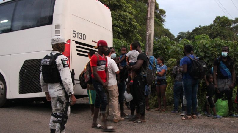 The International Organization for Migration is concerned about the situation of Haitian migrants at the Mexico-US border

