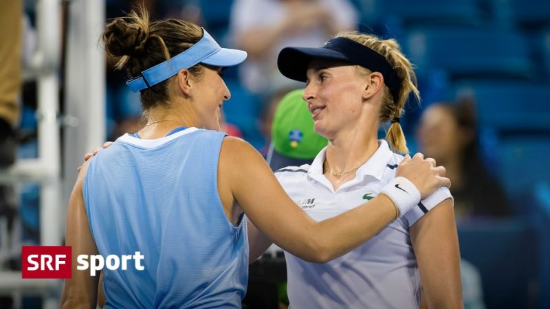   News from tennis - will there be a duel between Bencic and Tishman?  - Sports

