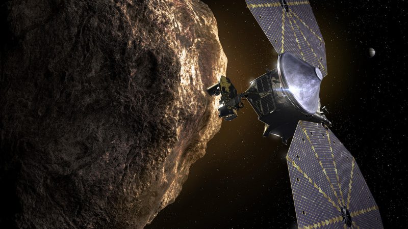 The Lucy spacecraft visits the Trojan asteroids

