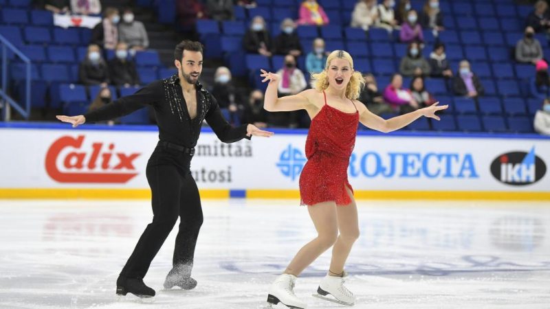 Spain's figure skating team shines in Finland Cup 2021

