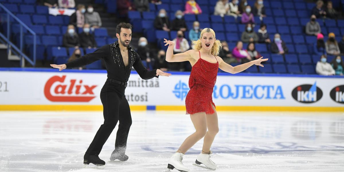 Spain’s figure skating team shines in Finland Cup 2021