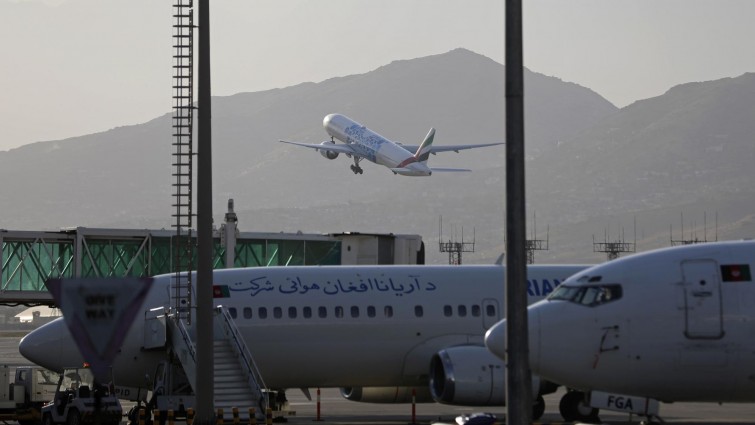 Flughafen in der afghanischen Hauptstadt Kabul (dpa / Rahmat Gul)