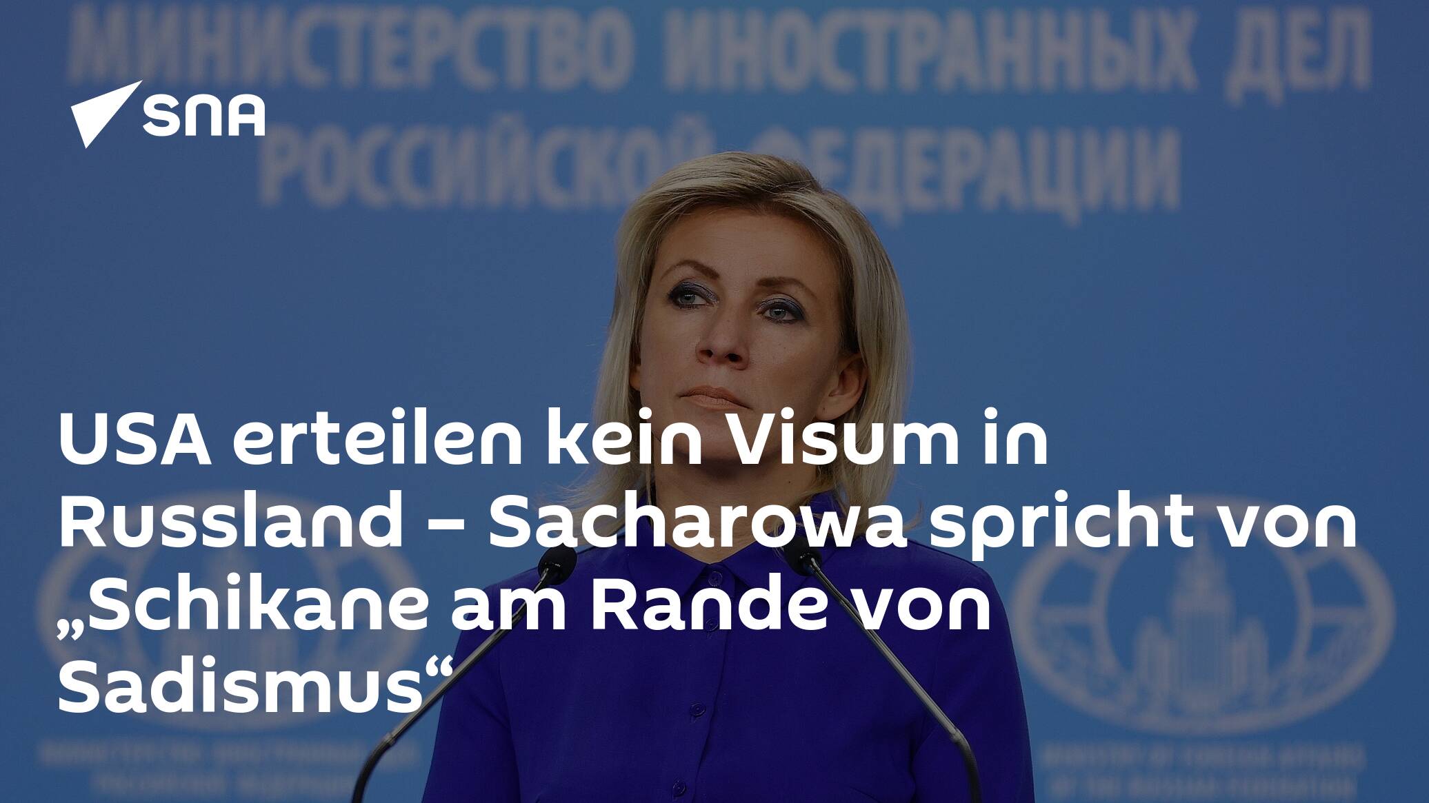 The United States does not issue a visa to Russia – Sakharov talks about “harassment on the verge of sadism”