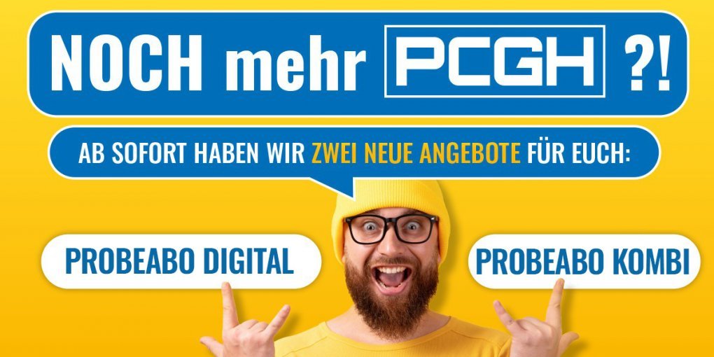 Only for a short time: PCGH subscription starting from 1 € (1)