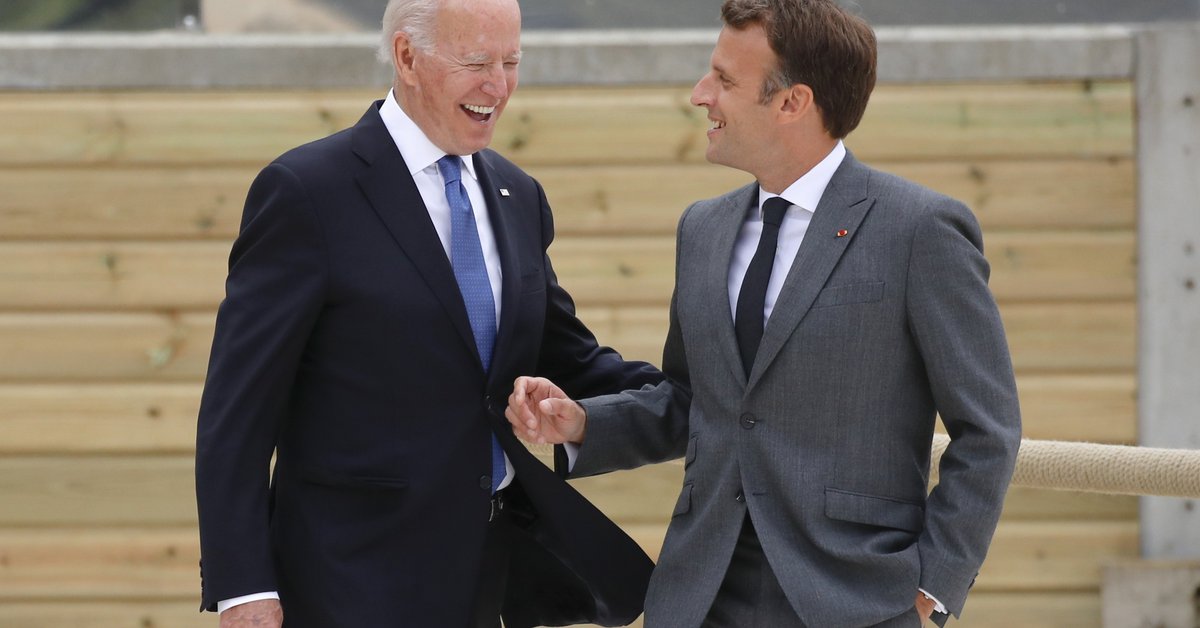 Joe Biden and Emmanuel Macron will meet for the first time after tensions over the sale of submarines to Australia