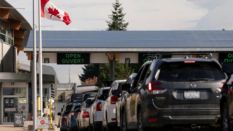 Republicans say Biden opened the Canadian border after several months of vaccinations, according to Schumer.

