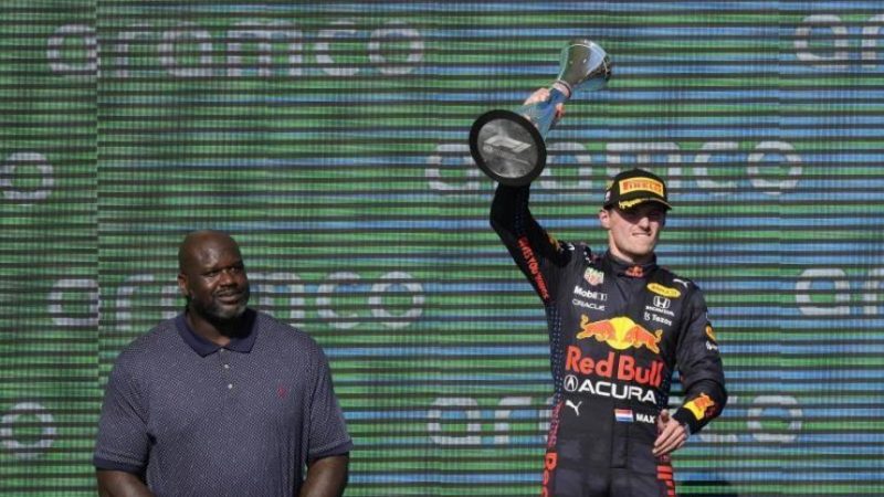 USA Race: Congratulations from “Shaq” to winner Verstappen

