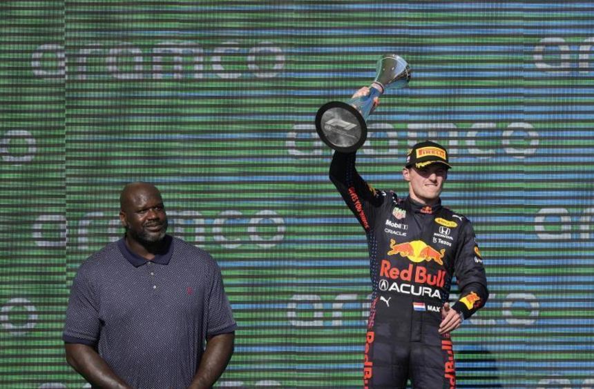 USA Race: Congratulations from “Shaq” to winner Verstappen