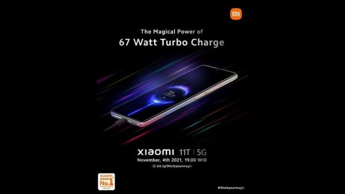 Xiaomi 11T was launched in Indonesia on November 4, 2021, and fast charging has become a standout feature