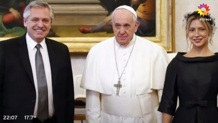 Pope Francis addressed Alberto Fernandez's annoyance last May.