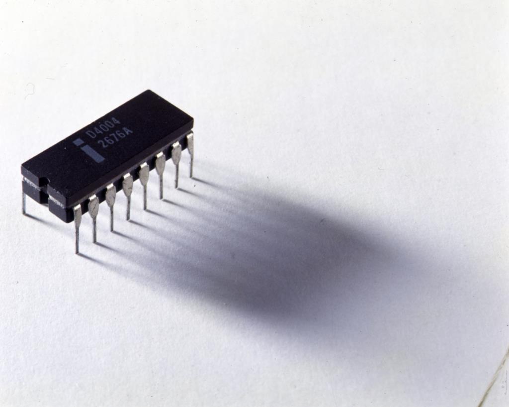 The history of the Intel 4004 began in 1969.