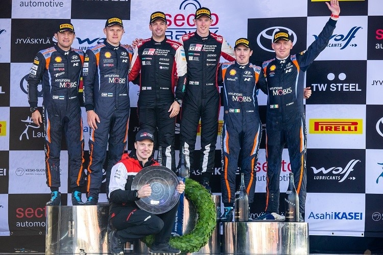 Finland: Hyundai with Tanak and Breen on the podium / WRC