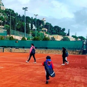 Touching video of the four children of Guillermo Villas who went to play tennis in Monte Carlo