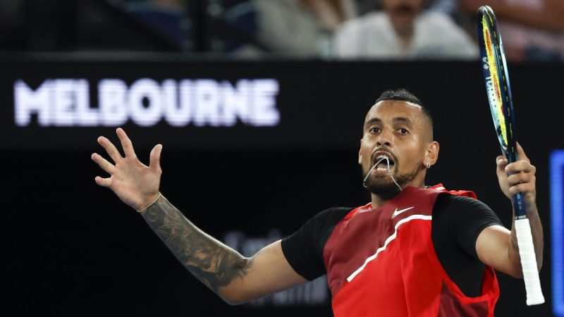   Australian Open: Kyrgios flies - and does his hair!  - Sport Mix

