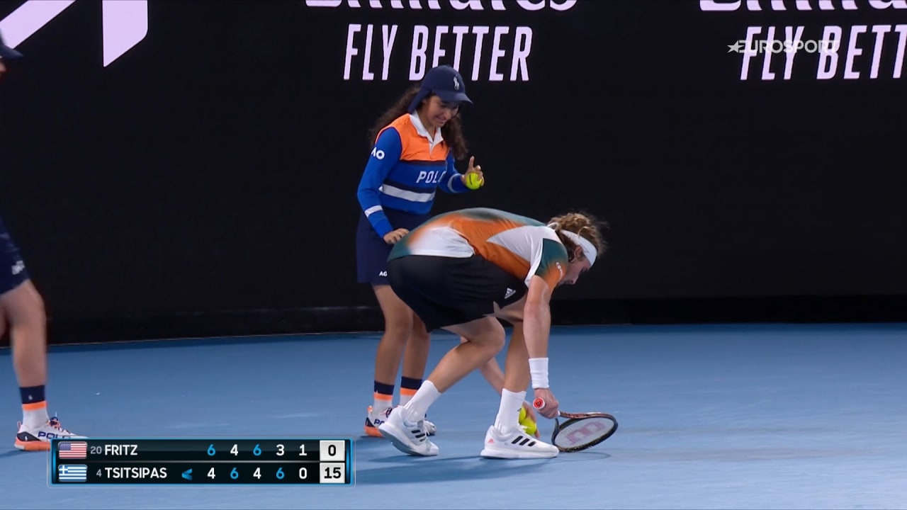 Australian Open: Stefanos Tsitsipas saves a ball girl from a cockroach – a sports mix