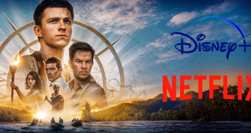 When does Uncharted come out on Netflix or Disney+?

