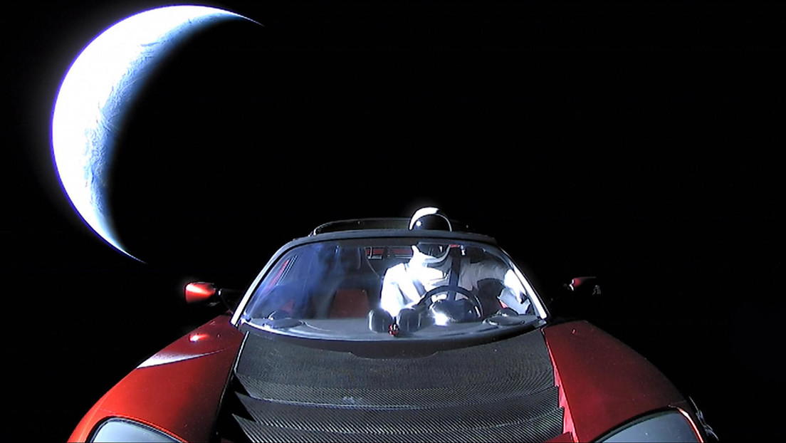 Where is the Tesla Roadster that Elon Musk sent into space over four years ago?